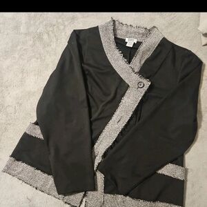 Monroe Tweed Blazer Women 2XL Office Church Party  Y2k Cottage Boho Barbie